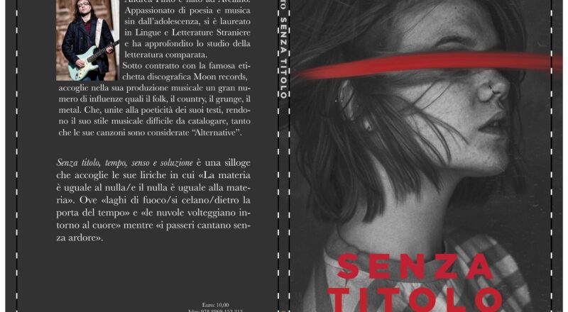 Il cantautore e poeta Andrea Pinto presenta il suo nuovo libro 