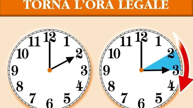 Ritorna l'ora legale, ricordatevi di spostare gli orologi avanti di un'ora